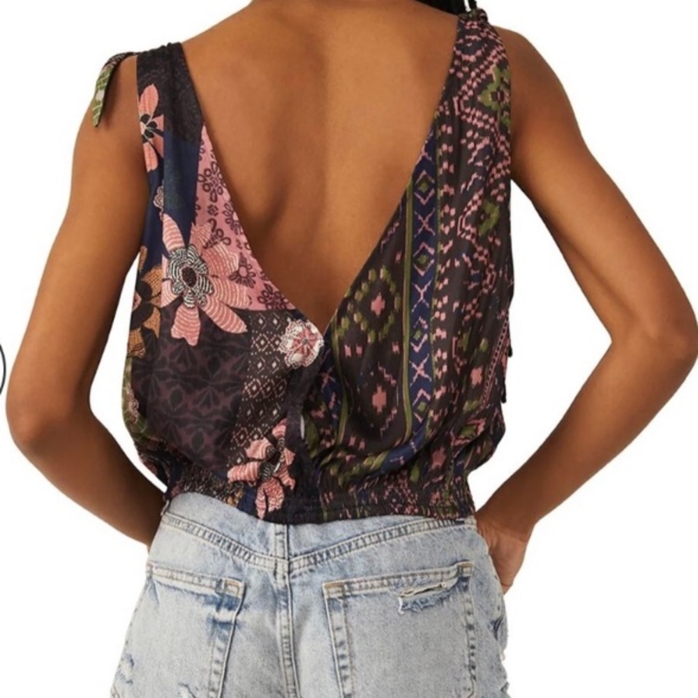 Free People Multicolor Floral Tank Top - Picture 4 of 9